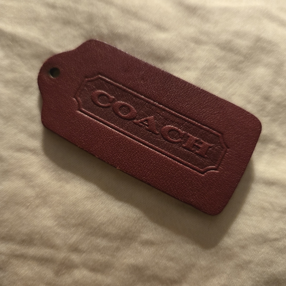 Vintage Coach Large Side Pack In Red - Picture 13 of 13